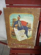 Alte Zigaretten Werbung Pappschild Gold-Dollar 40 x 29 cm 