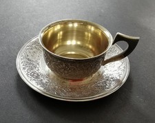 Mokka-Tasse und Untertasse