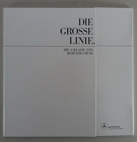 Faltprospekt mercedes benz - faltprospekt, mercedes-benz