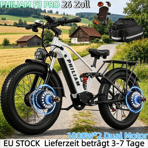 Mountainbike 1000w 2 dual - 26"e-mountainbike,