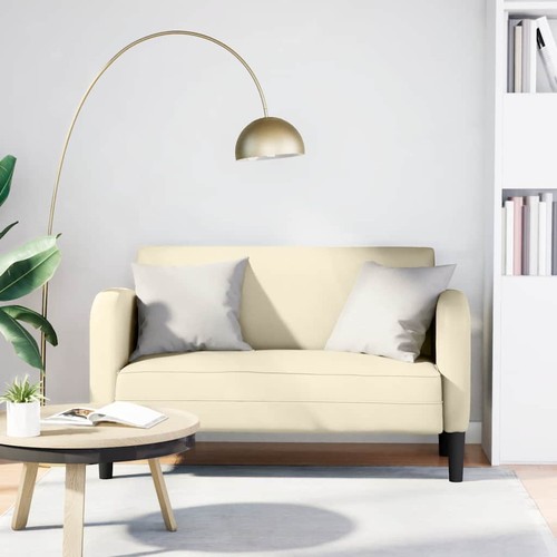 Vidaxl zweisitzer sofa creme - vidaxl, zweisitzer-sofa