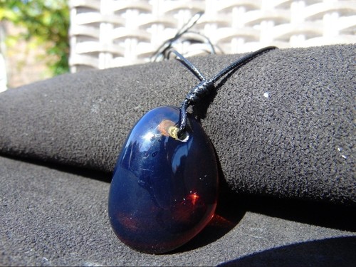 Blauer sumatra bernstein - blauer,
