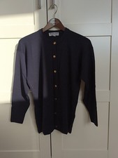 Burberrys, Damen Strickjacke, Dunkelblau