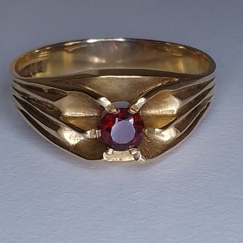 Vintage gold granat - 9,