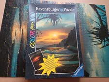Complete Ravensburger Puzzle 1996 Colour STAR Sonnenuntergang Am MEER sunset Ses
