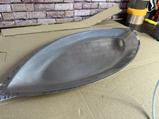 Vintage Kosmos Schale Platte in Edelstahl von Guy Degrenne 70er Jahre 55x24cm