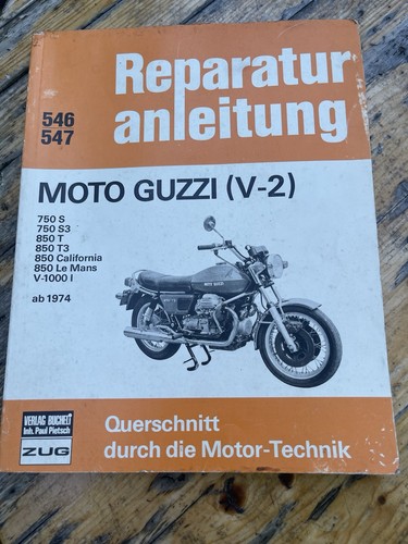 Reparaturanleitung moto guzzi - reparaturanleitung,