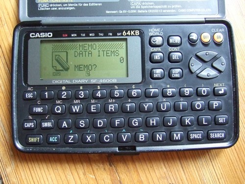 Casio digital diary - casio, sf-4600b