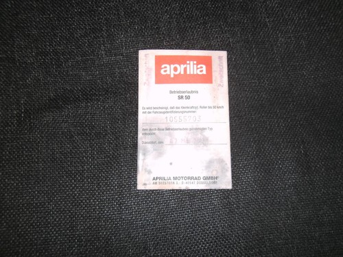 Aprilia baujahr 2002 - sr,