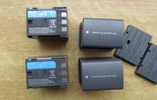 4 x Akku für Canon Typ BP-2L24H 2400mAh 7,4V Li-Ion