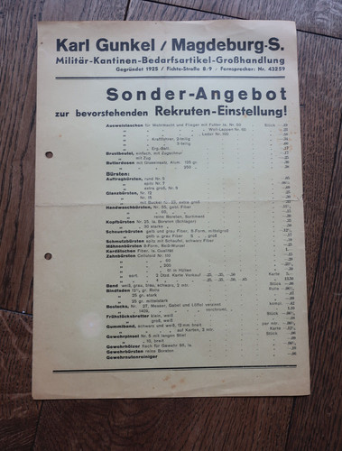 Katalog preisliste militär - preisliste,