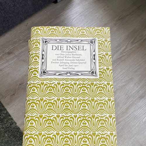 Insel verlag die zweiter - insel,
