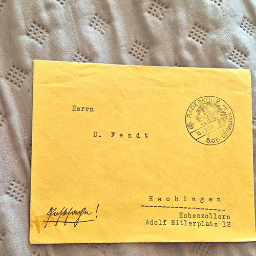 Deutsches reich bedarfsbrief - deutsches,