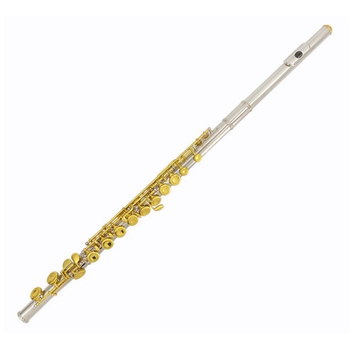 Silberflöte mit goldenen
