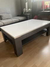 Couchtisch Schwarz-Weiß, 120x75cm