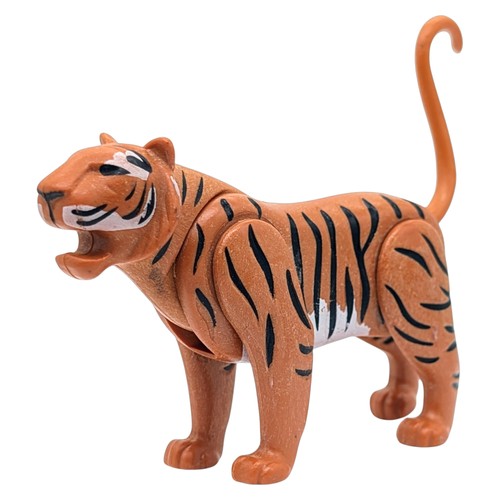 Playmobil tiger orange - tiger, weiß