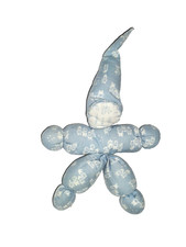 Sigikid blau weiß Zwerg Puppe