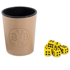 Bvb würfelbecher set - würfelbecher,