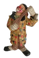 Großer Achatit Clown mit Mandoline