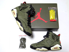 Nike Air Jordan 6 VI Retro Travis Scott Cactus Jack Größe 40,5