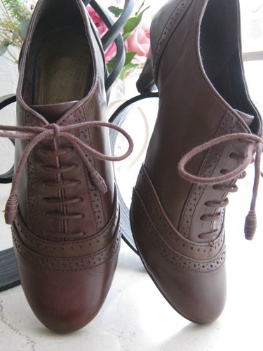 Clarks leder brogues oxford - leder,