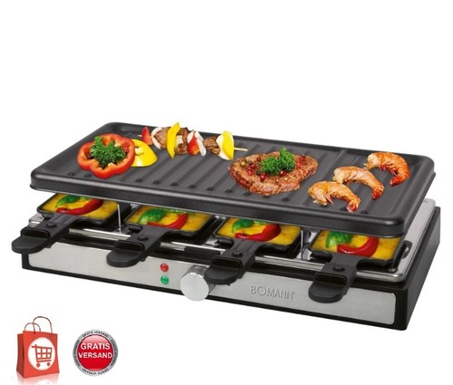 Bomann raclette xxl 2in1 grill - bomann,