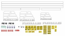 Fiat Allis FE16 Aufkleber