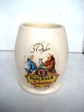 Originaler Werbe-Bierkrug 0,5 Liter "PAULANER SALVATOR MÜNCHEN" Werbung