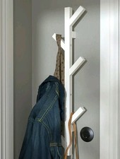 IKEA TJUSIG Wandgarderobe Holz