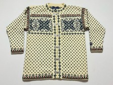 Nordstrikk Norweger Strickjacke Islandpullover 52/L Trachten Wolle 8269