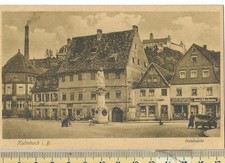 Alte AK von Kulmbach mit Ansicht Holzmarkt - ungelaufen um 1910