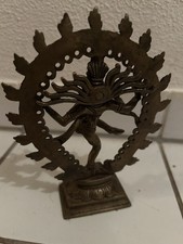 Antike Messing Shiva Figur