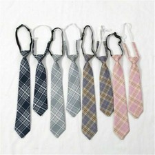 Japanisch Mädchen Kariert Krawatte JK Schuluniform Preppy Zubehör Cosplay