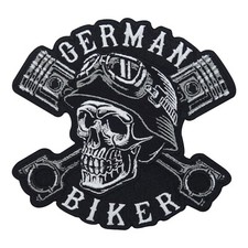 German Biker Totenkopf Patch