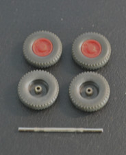 1:87 - Wiking 2 x LKW-Doppelräder für Hinterachse 12 mm/ Achse 24 mm - Zubehör