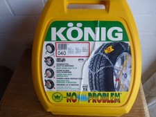 NEU -2 x König Schneeketten - 155-13,  165/70-13, 175/65 13 usw.