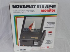 BRAUN NOVAMAT 515 AF-M DIAPROJEKTOR MIT GR. MONITOR für 3 Magazinarten in OVP