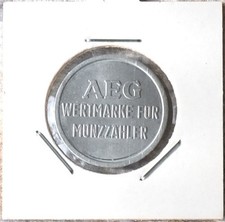 AEG Wertmarke für Münzzähler