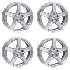 4 Alutec Felgen Grip 7.0Jx16 ET35 5x110 SIL für CHRYSLER Compass Renegade