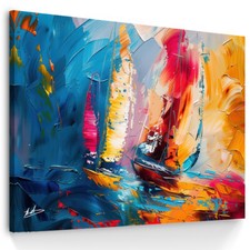 Leinwand Bild Abstrakt Bunt