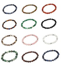 Bracelet with Stone Beads &