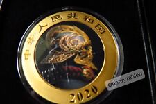 GOLD MASK CHINESE HERITAGE, China Panda, Duo : 2x30g Silbermünzen,Teilvergoldung