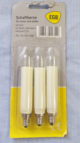Schaftkerzen elfenbein egb - 3,