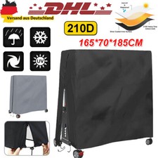 Tischtennis Schutzhülle Abdeckung Plane mit Reißverschluss für Tischtennisplatte