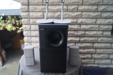 Sehr gepflegtes Bose Acoustimass 5 Lautsprec - 2 & Doppelcube+Standfuß+Subwoofer