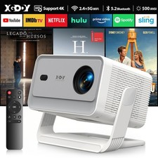 XGODY Gimbal A6 Pro Video Beamer Projektor 4K WiFi Bluetooth Android Heimkino