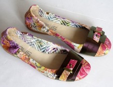 MJUS Ballerinas Gr. 38 aus Echtleder Farbig