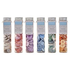 Borten: Knöpfe: Pastell Mix