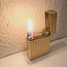 ST. Dupont Feuerzeug, Linie 1 klein, Gold, schöner  Zustand, volle Funktion