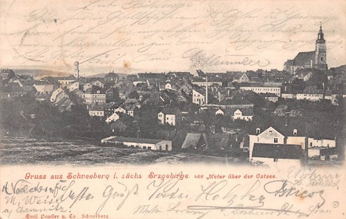 Schneeberg erzgebirge - schneeberg, im